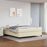  Za krevet s oprugama krem 160x200 cm od umjetne kože | shoptok.hr