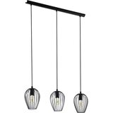 Eglo Newtown viseća lampa 3xE27, 70 cm, crna žičana, 49478 | shoptok.hr