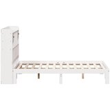  s regalom z knjige bez madraca bijeli 135x190cm borovina | shoptok.hr