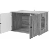  Mačja Kuća Siva Sonoma 85 x 55 x 50 cm Konstruirano drvo | Eponuda.com