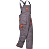 MONSUN Radne pantalone postavljene tr Contrast / siva/narandžasta | Eponuda.com