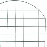  Set ograde za ribnjak 8 pcs Zelena 50 x 80 cm Čelik | shoptok.hr
