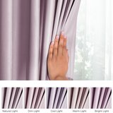  Curtain VELVET color powder pink style classic tape type of material - textiles velvet 140x245 AmeliaHome | shoptok.hr