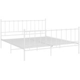  Posteljni okvir bel kovinski 180x200 cm, (20644013) | Shoptok.si