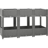  Povišena gredica 120x40x71 cm od polipropilena | shoptok.hr