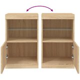  Komoda s LED svjetlima boja hrasta sonome 41x37x67 cm | shoptok.hr