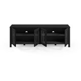 Marckeric Crna TV komoda od masivnog bora 150x50x40 cm Alessandra – | shoptok.hr