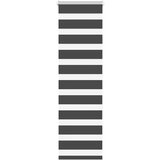 vidaXL Zebra senčilo črna 45x100 cm tkanina širina 40,9 cm poliester Cene