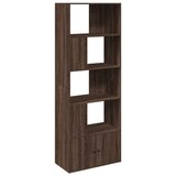  The Living Store Knjižna omara rjavi hrast 70x36x189 cm inženirski les - Knjižna Omara, (21497159) | Shoptok.si