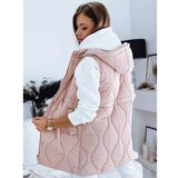 DStreet Women's quilted vest WELIA pink TY3296 Cene