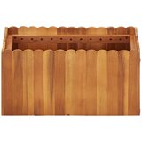  Vrtna posuda za sadnju od masivnog bagremovog drva 50x30x25 cm | shoptok.hr