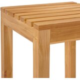 Vanjski bar set 5 pcs Neprerađeno Čvrsto teak drvo | shoptok.hr