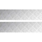  Stepenica Pravokutni 2 pcs Srebrno 80 x 20 cm Aluminij | shoptok.hr
