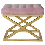 Capraz - Golden, Pink GoldPink Pouffe