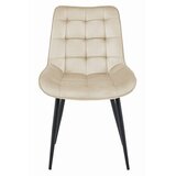  BERA stolica - bež baršun/ crne noge x 3 | shoptok.hr