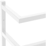  Stalak za ručnike bijeli 24 x 12 x 48 cm čelični | shoptok.hr
