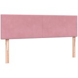 Krevet s oprugama i madracem ružičasti 140x210 cm baršunasti | shoptok.hr