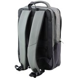  Gradski poslovni ruksak s USB džepom za prijenosno računalo, crno-siv, 16L 41cm | shoptok.hr