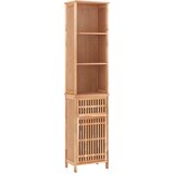 Maison Chic Kopalniška omarica - Kopalniški kabinet 42x29x182 cm trdna orehovina, (21794607) Cene
