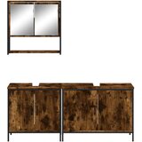  3-dijelni set kupaonskog namještaja boja hrasta drveni | shoptok.hr