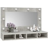  Kupaonski ormarić s LED ogledalom boja betona 90 x 31,5 x 62 cm | shoptok.hr
