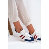 Zazoo N1068 Leather Low Sneakers Women White-Navy | Shoptok.si