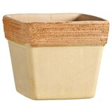  Cvetlični lonec Quadro Graffiato (Do x Š x V: 17 x 17 x 14,3 mm, Naravni materiali) | Shoptok.si