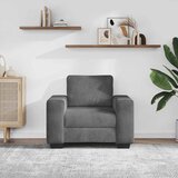 SOFA fotelja tamno siva 100x77x82 cm baršun | shoptok.hr