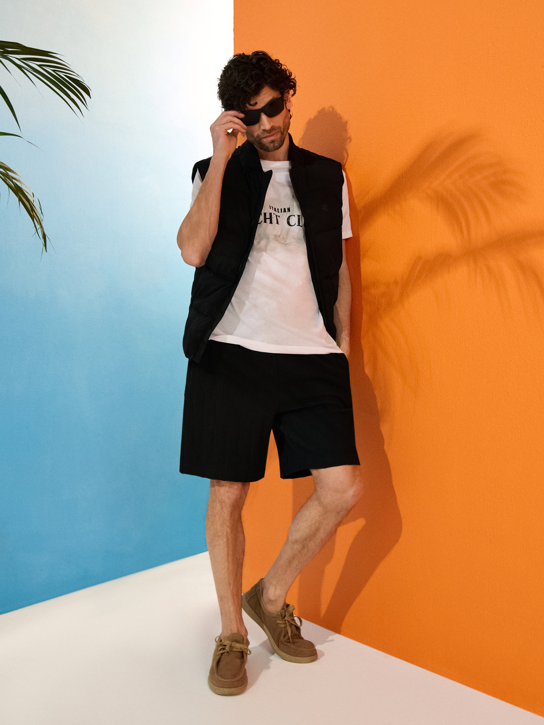 Sinsay Pamučna majica s natpisom Yacht Club | shoptok.hr