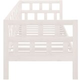  Dnevni ležaj bijeli od masivne borovine 90 x 190 cm | shoptok.hr