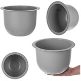 KADAX Loft okrogel vložek za cvetlični lonec, siv 29 cm, (5000352565) | Shoptok.si