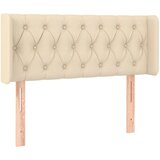 Maison Chic vzglavna omarica - nočna omarica - posteljna omarica z ušesi krem 93x16x78/88 cm blago, (21712710) Cene