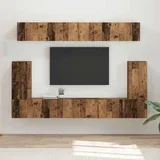 Komplet TV omaric 5 pcs Star les Konstruiran les - - Rjava - 83.35 - 98 x 31 x 29,5 cm - 2025-vidaXL-Uvoz_2