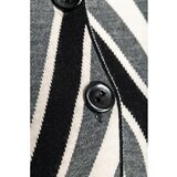 Fenzy Pleteni Kardigan S Uzorkom, Sivo/Crno/Bijelo | shoptok.hr