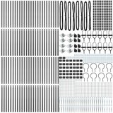  Stebri za ograjo s konico 52 kos Ø32 mm 140 cm Cinkano jeklo | Shoptok.si