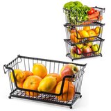 Vilde Črna kovinska košara za sadje in zelenjavo, (5000037182) | Shoptok.si