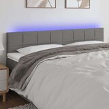  Uzglavlje tamnosivo 180x5x78/88 cm od tkanine Cijene