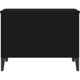  Stolić za kavu crni 60 x 44,5 x 45 cm od konstruiranog drva | shoptok.hr