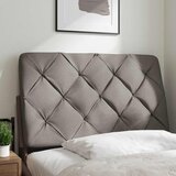 Maison Chic posteljno vzglavje - vzglavna omarica - vzglavna stranica taupe 80 cm blago, (21703955) | Shoptok.si