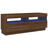 Furnova TV omarica z LED lučkami rjavi hrast 100x35x40 cm, (21922926) | Shoptok.si