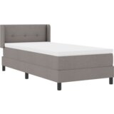 Box Postelja boxspring z vzmetnico z vzmetnico Taupe 100 x 200 cm, (5000128439) | Shoptok.si