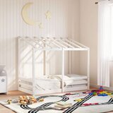 vidaXL Dječji krevet s krovom bijeli 80 x 160 cm od borovine | shoptok.hr