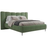 MID.YOU OBLAZINJENA POSTELJA 160 cm x 200 cm , les, tekstil, leseni material zelena | Shoptok.si