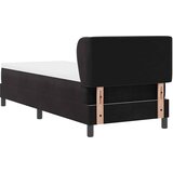  s opruga kutije s uzglavljem Crna 80 x 200 cm Baršun | shoptok.hr
