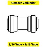 ich-zapfe Ravni priključek za cev 5/16 - Robustna povezava, enostavna montaža, (5000216396) | Shoptok.si