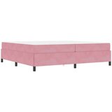  Okvir za krevet Roza i bijela 200 x 200 cm Baršun | shoptok.hr