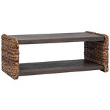  Stranska miza Naravna 90 x 45 x 35 cm Masivni mahagonijev les, (5000120421) | Shoptok.si