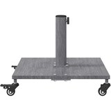 Baza za suncobran Tamno siva drvena izgled 45 x 45 x 31,5 cm | Eponuda.com