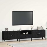 TV ormar Crni hrast 200 x 25 x 44 cm Konstruirano drvo | shoptok.hr