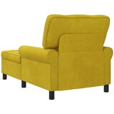  Ležaljka s jastukom Žuta 91 x 157 x 91 cm Baršun | shoptok.hr